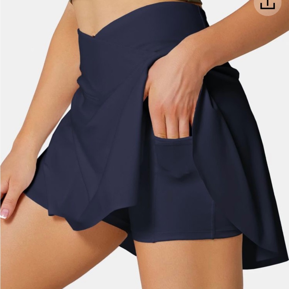 Halara. Everyday Cloudful™ Air Crossover 2-in-1 Side Pocket Tennis Skirt-Lucid
